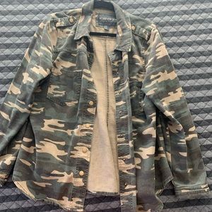Camo Army Jean Jacket (12 /0X)